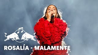 Rosalía  Malamente  Plaza de Colón Madrid  Live 2018 Red Bull Music [upl. by Adnilrev]