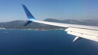 Arrival at Zakynthos Airport from Manchester Tui October 9th 2018 [upl. by Haiacim766]