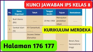 Kunci Jawaban IPS Kelas 8 Halaman 176 177 Kurikulum Merdeka Lembar Aktivitas 11 Aktivitas Kelompok [upl. by Annez]