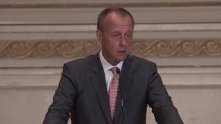 Gastreferat Friedrich Merz Vorsitzender AtlantikBrücke quotEuropa und USA  Je taime moi non plusquot [upl. by Irahk]