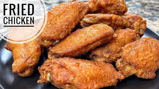 Fried Chicken Wings Recipe  Tasty Garlicky and Crispy Chinese Fried Chicken Recipe [upl. by Wind99]