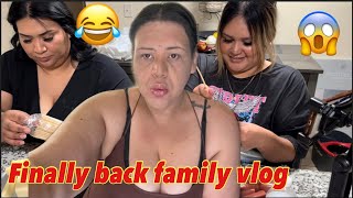 Finally we back family vlog eating and cooking with govea sister [upl. by Aivatco]