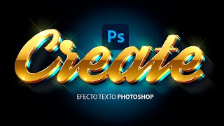 Efecto letras 3D photoshop [upl. by Kcub]