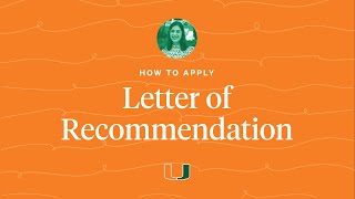 How to Apply Letter of Recommendation [upl. by Nauht]