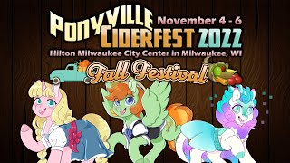 Ponyville Ciderfest 2022 Artist Alley VLOG [upl. by Enoved]