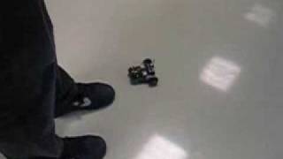 robot following the body heat by using a pyrometer [upl. by Dnumsed]