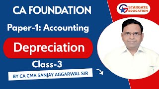 CA Foundation Accounts Part 3 Depreciation – Complex Problem Solving by CA CMA Sanjay Aggarwal Sir [upl. by Nnitsuj]