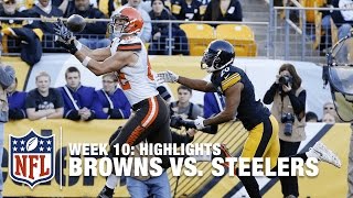 Browns vs Steelers  Week 10 Highlights  NFL [upl. by Niac716]