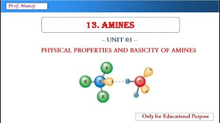 XII  13 Amines Unit 03 [upl. by Otanod]