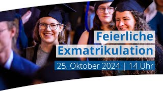 Feierliche Exmatrikulation 2024 an der Hochschule Mittweida [upl. by Maloney727]