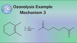 Ozonolysis Example Mechanism 3  Organic Chemistry [upl. by Adekam]