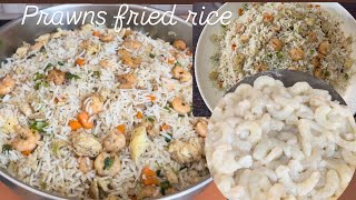 HOW TO MAKE PRAWNS FRIED RICE ఫ్రాన్స్ ఫ్రైడ్ రైస్ homefood easyfoodtomakeathome cooking [upl. by Maximo353]