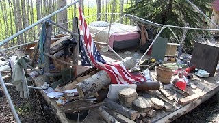 Disaster in Alaska Wall tent collapse [upl. by Tavis]