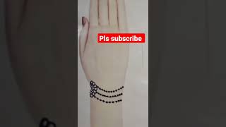 Bracelet mehndi design shortvideo pls support me 🙏🏻 [upl. by Nikoletta]