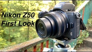 Nikon Z50 First look  Size comparisons Z DX 1650mm  Z DX 50250mm [upl. by Amirak]