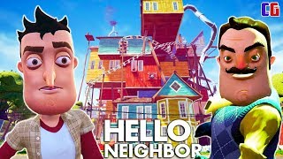 НОВЫЙ ДОМ и НОВЫЕ ТАЙНЫ ПРИВЕТ СОСЕД Мультяшная хоррор игра Hello Neighbor АКТ 3 Начало [upl. by Semadar]