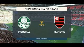 FIFA 23  PALMEIRAS VS FLAMENGO  FINAL DA SUPERCOPA DO BRASIL [upl. by Noteek763]