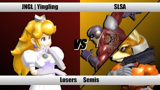 SBY Weekly 281  Yingling Peach Vs SLSA Captain FalconFox  Melee Losers Semis [upl. by Shriner]