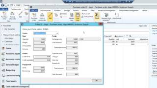 Purchase Orders Receipts and Invoices in Dynamics AX 2012 [upl. by Ajnin]