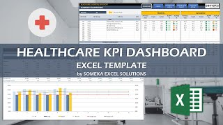 Healthcare KPI Dashboard Excel Template  23 Key Metrics for Healthcare Industry [upl. by Ennove622]