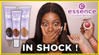 SOTTO SHOCK  😱 PROVO LA NUOVA SKIN TINT DI ESSENCE  NOVITÀ  Recensione Pelle Scura [upl. by Filemon]