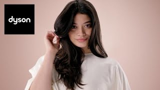 How to create a layered blow out with the NEW Dyson Airwrap Large round volumizing brush attachment [upl. by Montford]