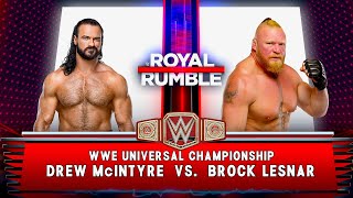 WWE 2K23 Brock Lesnar vs Drew Mcintyre WWE Universal Championship Match😲Fail Game WWE 2K23 [upl. by Fryd]