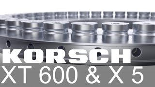 KORSCH XT 600 amp X 5 Segemented Die Table [upl. by Afinom270]