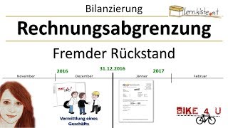 Rechnungsabgrenzung  fremder Rückstand [upl. by Nahtanohj]