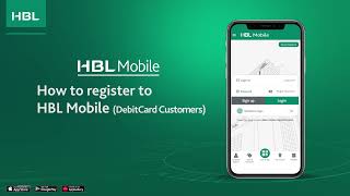 How to register on HBL Mobile with your DebitCard [upl. by Niwhsa]