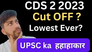 CDS 2 2023 Expected Cut off  OTA IMA INA AFA  Gov Exam Funda  Analysis [upl. by Dorina612]