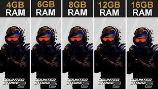 Counter Strike 2  4GB  6GB  8GB  12GB  16GB RAM Test [upl. by Atiuqnahs800]