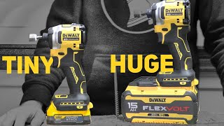 🔥 DeWalt POWERSTACK vs 15AH FLEXVOLT ⚡ DCF840 vs DCF850 [upl. by Nnek]