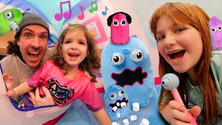 BABY RAiNBOW GHOSTS visit Doctor Adley Niko and Navey play neighborhood Animal Vet with new merch [upl. by Cheatham]