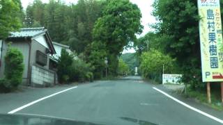 〔筑波山〕県道42号 上り⇒県道42号 風返し峠 交差点m2ts [upl. by Kentiggerma]