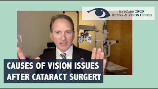 Vision Issues After Cataract Surgery  FAQs EyeCare 2020 Retina amp Vision Center [upl. by Ceil]