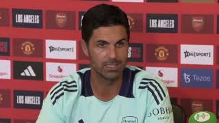 Arteta Highlights Importance of USA Pre Season for Player Adaptation [upl. by Mattias]