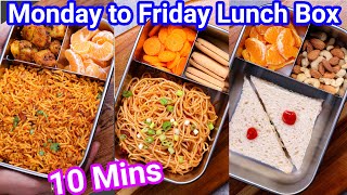 Monday 2 Friday Lunch Box Recipes  Just 10 Mins  Quick amp Easy Tiffin Box Recipes for Kids amp Adults [upl. by Burney]