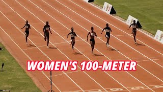 Womens 100m Final Olympic Games Trials 2024 Kenya [upl. by Bert463]