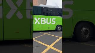 Flixbus leaving Edinburgh Bus Station for London [upl. by Clifford204]