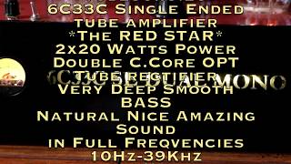 6C33C Single Ended Tubeguru Amplifier The RED STAR [upl. by Enimrej370]