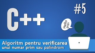 Algoritm verificare numar prim si numar palindrom in C [upl. by Treiber]