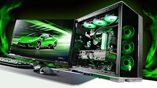 Building in the NEW Lian Li O11 Lamborghini Edition Case with XPG [upl. by Ahsiryt912]