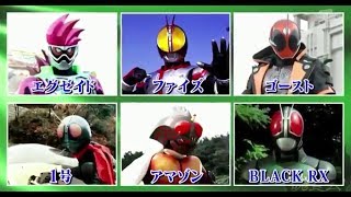 All Kamen Rider Henshin  Ichigo to Build [upl. by Tutankhamen970]