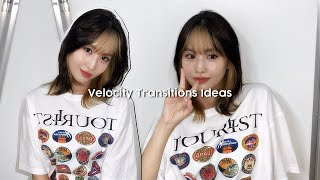 Velocity Transitions Ideas [upl. by Aicssej]