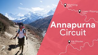 Annapurna Circuit Trek  Vlog 4K  Follow Alice [upl. by Adnarym]