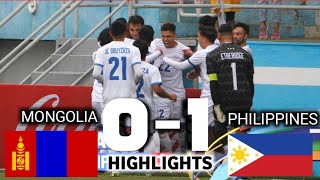 Philippines vs Mongolia  Highlights  AFC Asian Cup Qualifiers for 2023 [upl. by Adolphe]