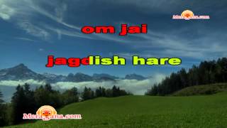 Karaoke of Om Jai Jagdish Hare by MeraGanacom [upl. by Hadley322]