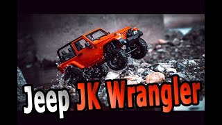 4K RC Offroad  JEEP JK Wrangler 2 Door  Injora 275mm Chassis  KYX Planetary gear [upl. by Isbella]