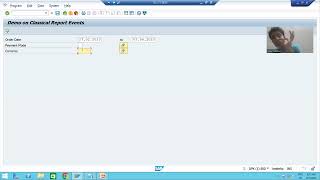 45  ABAP Programming  Classical Report Events  STARTOFSELECTION Part1 [upl. by Anot]